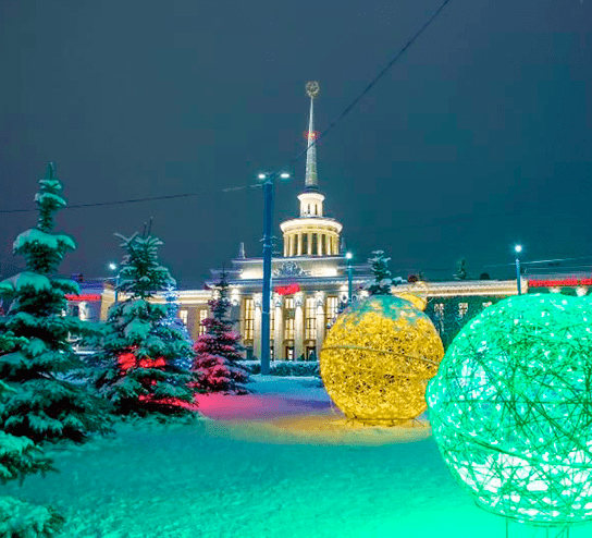 Карельский Новый Год в Петрозаводске: в гости к Деду Морозу Талви Укко